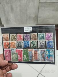 francobolli  lira italiane 1961