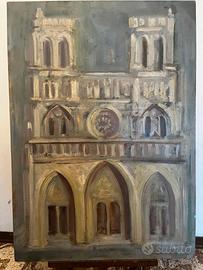 🖼️ Dipinto Notre-Dame de Paris – Autore ignoto