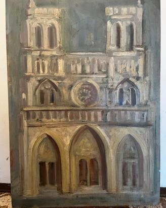 🖼️ Dipinto Notre-Dame de Paris – Autore ignoto