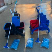 Carrelli professionali per pulire pavimenti