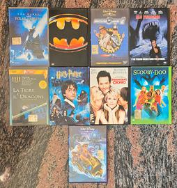 9 dvd video film, TITOLI in descrizione.