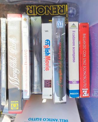 videocassette originali assortite
