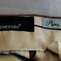 Abito completo uomo di lino marrone  taglia 50