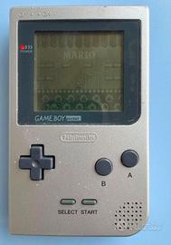 Nintendo Gameboy Pocket Grigio+Supermario