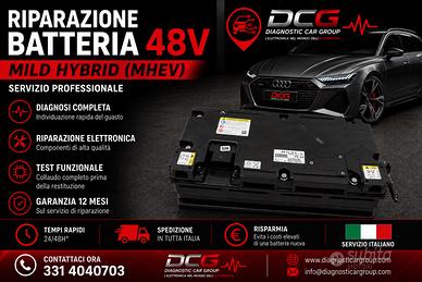 Riparazione batteria audi 48v