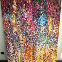 Tela stampata 140*200 nuova “pioggia di colore”