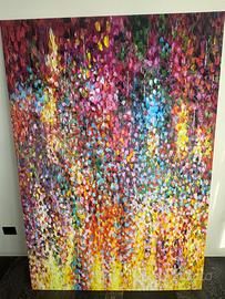 Tela stampata 140*200 nuova “pioggia di colore”