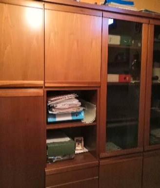 Libreria e scrivania da studio