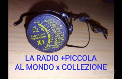 RADIO Sinclair RESEARCH X1 ESEMPLARE x Collezione