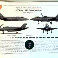 Litografia 13° Gruppo Volo F35 A&B