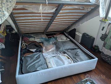Letto matrimoniale contenitore