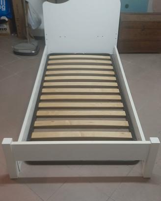 struttura letto singolo con rete