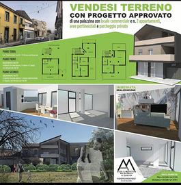Terreno con progetto approvato