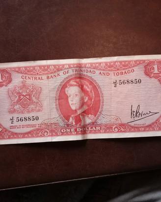 Banconota  1 Dollar Trinidad and Tobago 1964