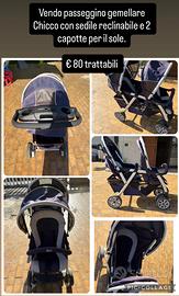 Passeggino gemellare Chicco