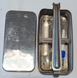 set sterilizzaatore per siringhe completo vintage
