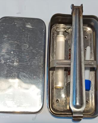set sterilizzaatore per siringhe completo vintage