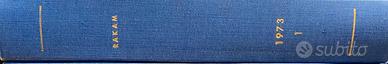 RAKAM volume rilegato 1973 vol.1