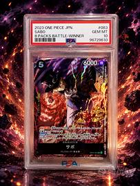 🔥PSA 10 Sabo OP04-083 8 Packs Battle Winner 🔥