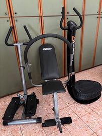 Panca con Pedana vibrante e stepper