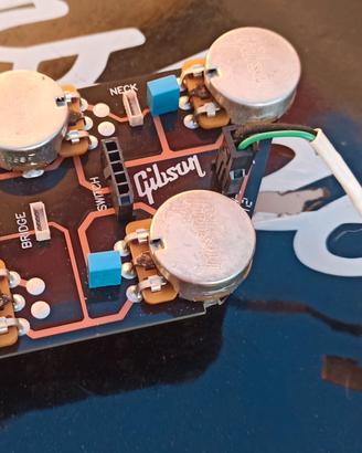 Gibson Les Paul Wiring PCB 2013