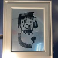 4 serigrafie su alluminio anni 70