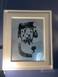 4 serigrafie su alluminio anni 70