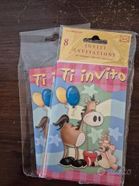 Inviti per festa per bambine piccole - Micart