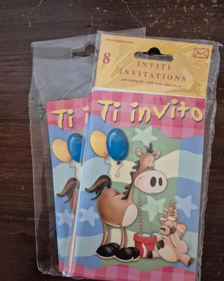 Inviti per festa per bambine piccole - Micart