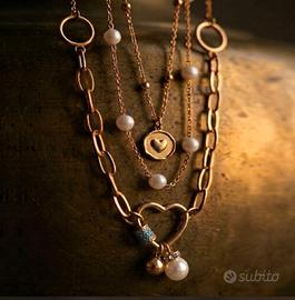 collana donna perle 