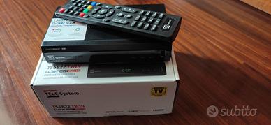 Decoder dvb-t2 dual turner TeleSystem TS6822 digit