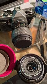 Fotocamera vintage Pentax ME 35mm + 2 obiettivi