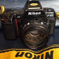 NIKON F 801 con obiettivo AF Nikkor 50 mm 1.8
