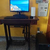 PC fisso HP + monitor e accessori