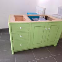 Mobile bagno artigianale in abete 