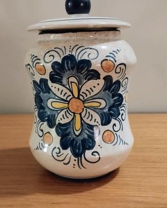 Barattolo in ceramica Deruta 