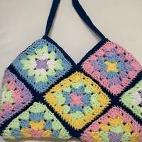 Borsa uncinetto fatta a mano