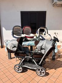 Passeggino/Trio Gemellare/fratellare Peg Perego