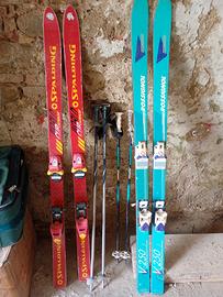 2 coppie di sci 