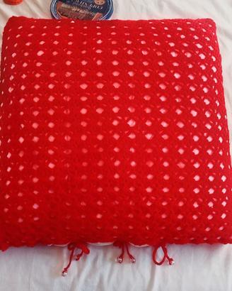 Copri cuscino Rosso cotone 50*50