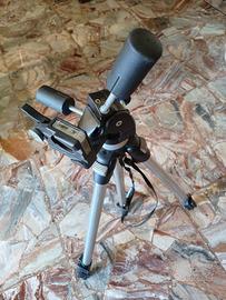 Cavalletto Manfrotto 055CL con testa inclinabile