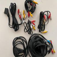 Lotto 6 Cavi Audio Video Misti RCA e SCART