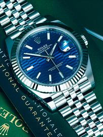 Rolex DJ 41 126334 blu scanalato fluted Top 2023
