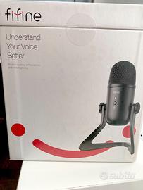 Microfono USB da scrivania Fifine K678q