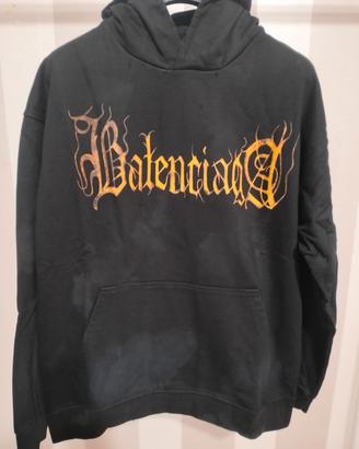 Felpa Balenciaga con cappuccio taglia S 
