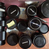 Obiettivi macchine fotografiche cavalletti, teste