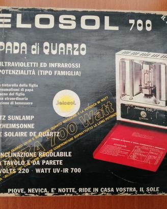 Lampada abbronzante vintage
