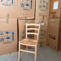 Sedia mod. 110 sottile impagliata