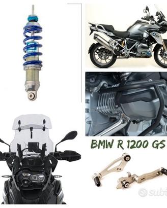 Bmw R 1200 Gs scarico centralina valigie pedane