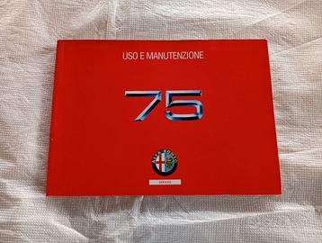 Alfa Romeo 75 Turbo T.Spark 3.0 V6 Uso Manutenzion